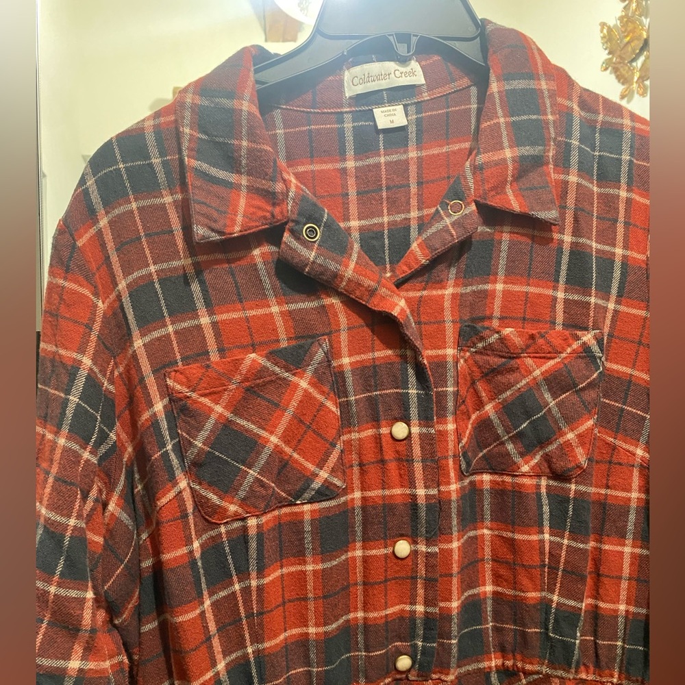 Cold water creek plaid dress